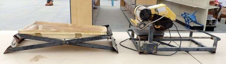 H-197  Tile Saw + Stand