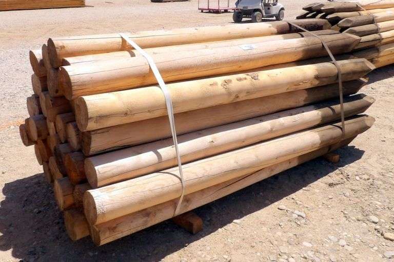 H-202 Round Driveable Fence Posts (40)