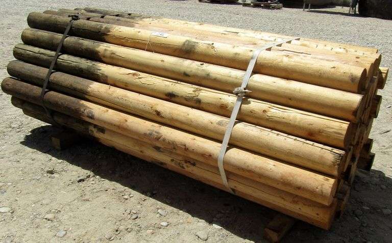 H-447  Wooden Fence Posts  (50)