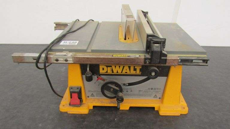 H-248 DeWalt Table Saw
