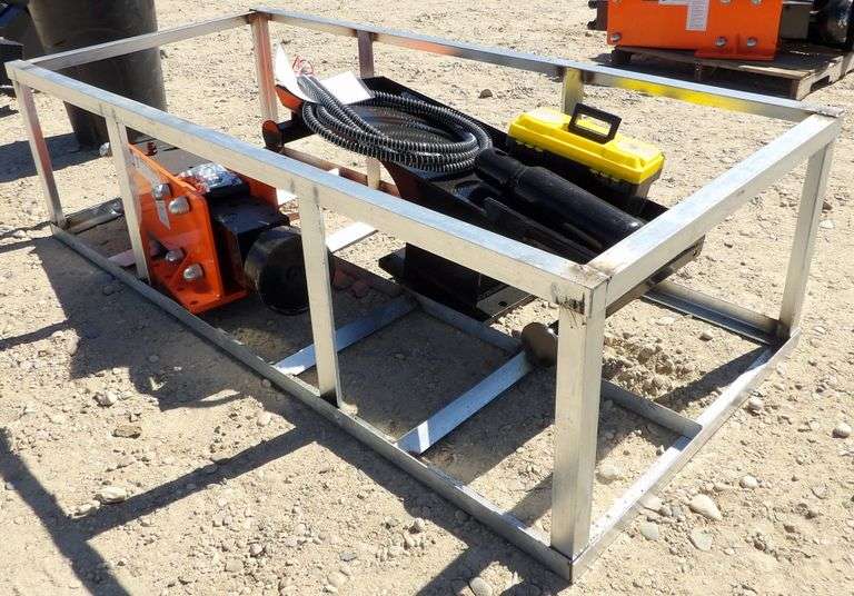 H-848 Wolverine Skid Steer Post Driver
