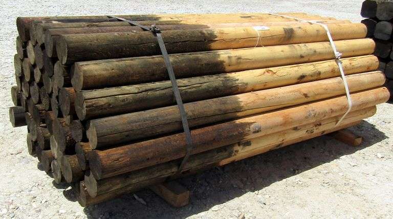 H-447  Wooden Fence Posts  (50)