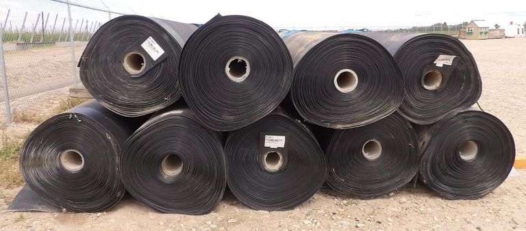 H-268 Black Pond Liner 60 MIL UNUSED (1 Roll)