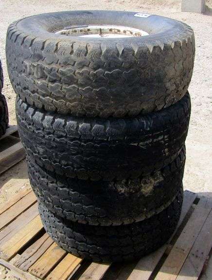 H-178  Pickup Tires + Wheels (4)