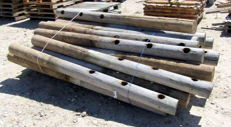 H-455 3 Hole Fence Posts