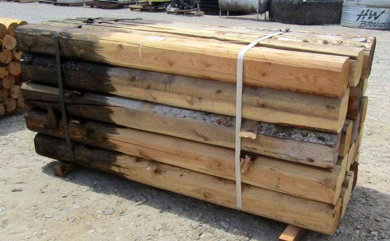 H-446  Wooden Fence Posts  (25)