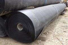 H-268 Black Pond Liner 60 MIL UNUSED (1 Roll)