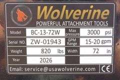 H-861 Wolverine Skid Steer Field Mower