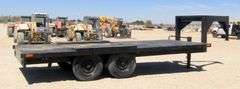 H-233 1986 Specially Constructed Flatbed Gooseneck Trailer