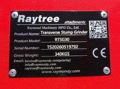 H-657 Raytree Traverse Stump Grinder