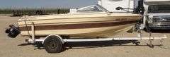 H-1006 1984 Sun Dance 16' Boat & Trailer