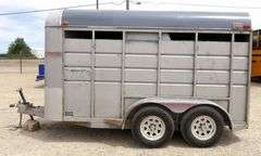 H-768 1993 C&B Horse Trailer