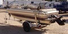 H-1006 1984 Sun Dance 16' Boat & Trailer