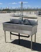 H-237 Stainless Steel 3- Compartment Sink
