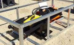 H-848 Wolverine Skid Steer Post Driver