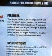 H-855 Wolverine Skid Steer Auger
