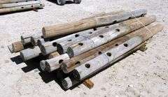H-455 3 Hole Fence Posts