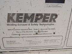 H-502 Kemper Welding Exhaust Extractor
