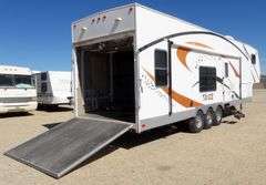 H-534 2008 Tahoe Toy Hauler 37' Trailer