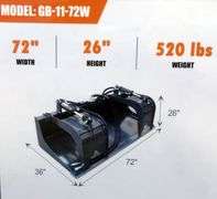 H-846  Wolverine Skid Steer Grapple Bucket