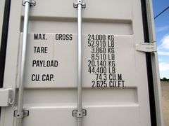 H-789  One Trip 40' Multi Door Shipping Container