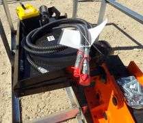 H-848 Wolverine Skid Steer Post Driver