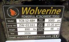 H-819 Wolverine Skid Steer Trencher
