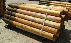 H-448  Wooden Fence Posts  (40)