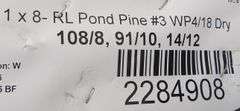 H-382 1X8 Lumber
