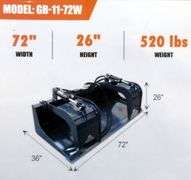H-847  Wolverine Skid Steer Grapple Bucket