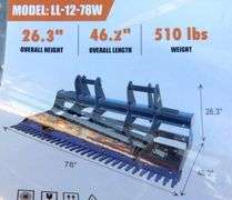 H-890 Wolverine Skid Steer Land Leveler
