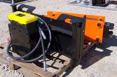 H-849 Wolverine Skid Steer Post Driver