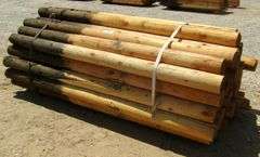 H-444 Wooden Fence Posts (50)