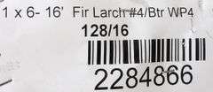 H-373 1X6 Lumber