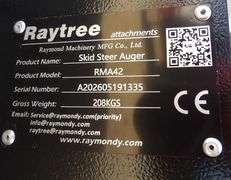 H-656 Raytree Skid Steer Auger
