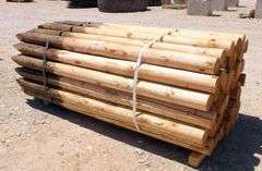 H-204 Round Driveable Fence Posts (50)