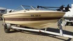 H-1006 1984 Sun Dance 16' Boat & Trailer