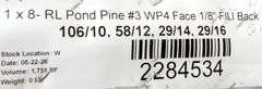 H-381 1X8 Lumber
