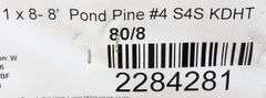H-383 1X8 Lumber