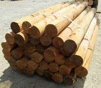 H-448  Wooden Fence Posts  (40)