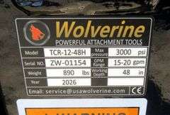 H-820 Wolverine Skid Steer Trencher