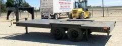 H-233 1986 Specially Constructed Flatbed Gooseneck Trailer