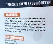 H-861 Wolverine Skid Steer Field Mower