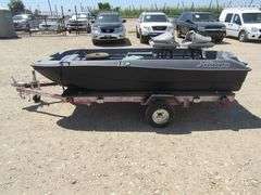 H-993 2018 Sun Dolphin Sportsman 10 Boat W/Trailer