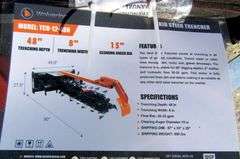 H-822 Wolverine Skid Steer Trencher