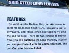 H-890 Wolverine Skid Steer Land Leveler