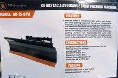 H-841  Wolverine Skid Steer Snow Plow