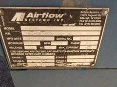 H-501 Airflow Systems Portable Exhaust Collector