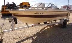H-1006 1984 Sun Dance 16' Boat & Trailer