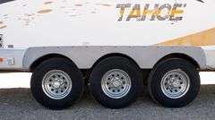 H-534 2008 Tahoe Toy Hauler 37' Trailer